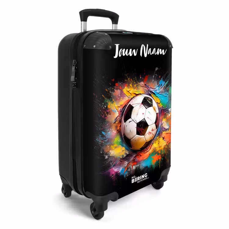 Verfklodder Voetbal NBS - Handbagage koffer - Kinderen Unisex middel -productfoto_3d