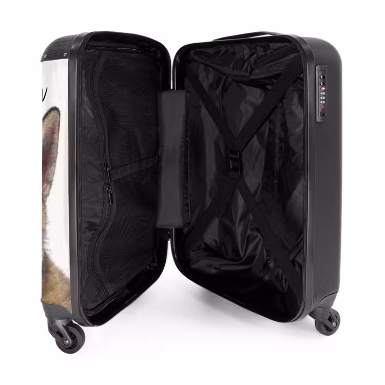 Victor Vos NBS - Handbagage koffer - Kinderen Unisex middel -binnenkant