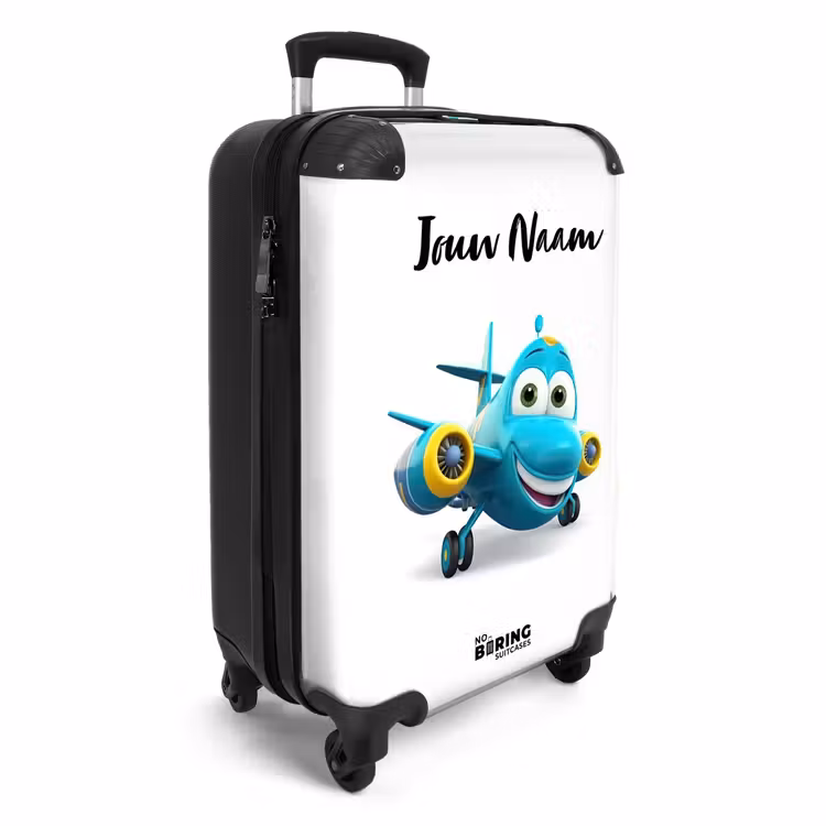 Vincent vliegtuig NBS - Handbagage koffer - Kinderen Unisex middel -productfoto_3d