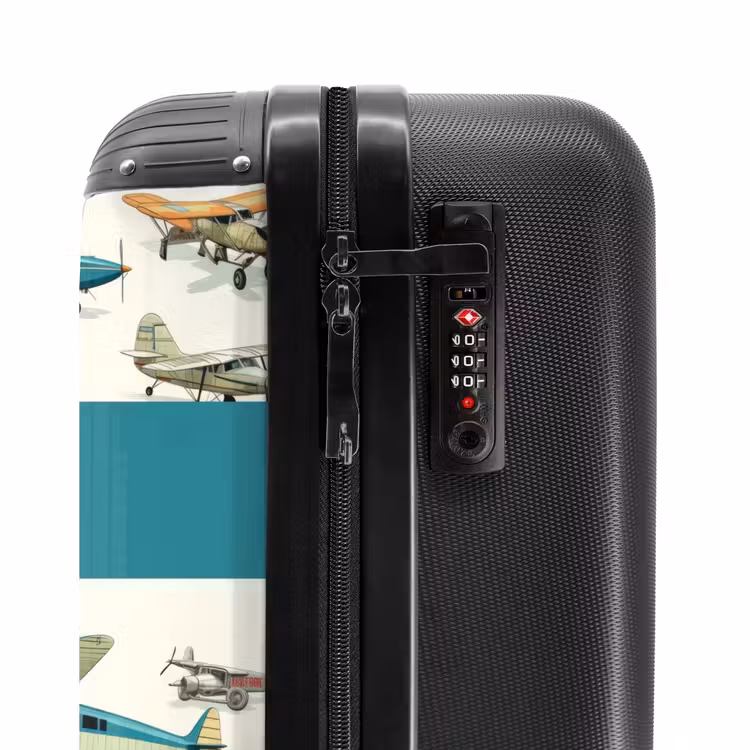 Vliegtuigsquadron NBS - Handbagage koffer - Kinderen Unisex middel -slot