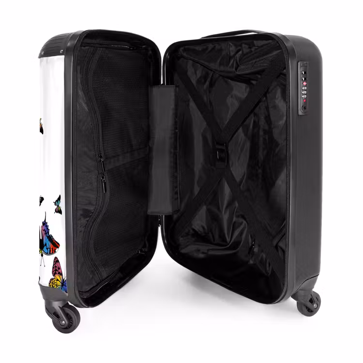Vlinderstorm NBS - Handbagage koffer - Kinderen Unisex middel -binnenkant
