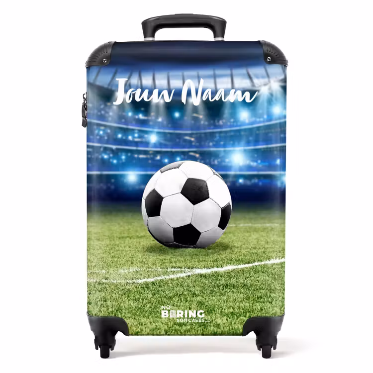 Voetbal spotlight NBS - Handbagage koffer - Kinderen Unisex middel -productfoto_recht