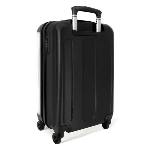 Voetbalvibes - Verf - Oranje NBS - Handbagage koffer - Kinderen Unisex middel -achterkant