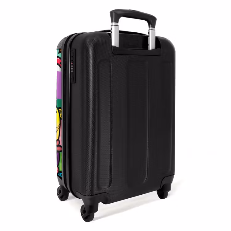 Vrolijke Monsterchaos NBS - Handbagage koffer - Kinderen Unisex middel -achterkant