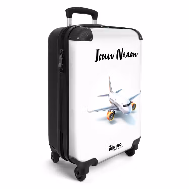 Witte wervelwind NBS - Handbagage koffer - Kinderen Unisex middel -productfoto_3d