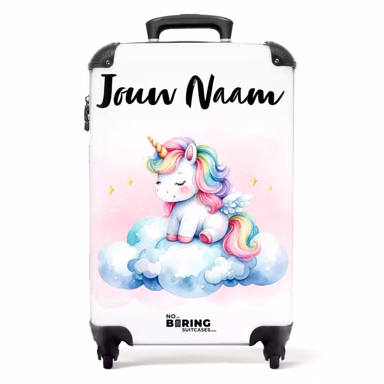 Wolkjeswandelaar NBS - Handbagage koffer - Kinderen Unisex middel -productfoto_recht