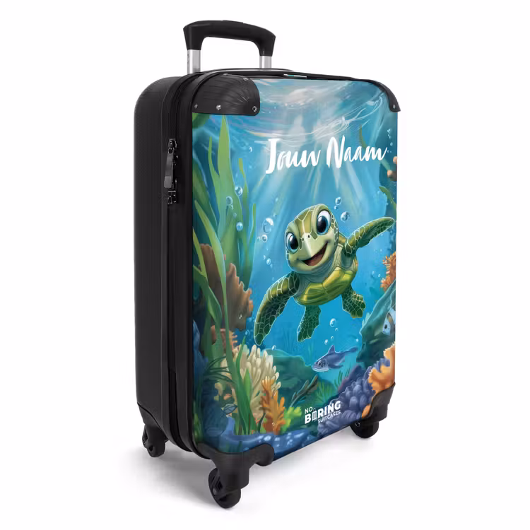 Zippy Zeeschildpad NBS - Handbagage koffer - Kinderen Unisex middel -productfoto_3d