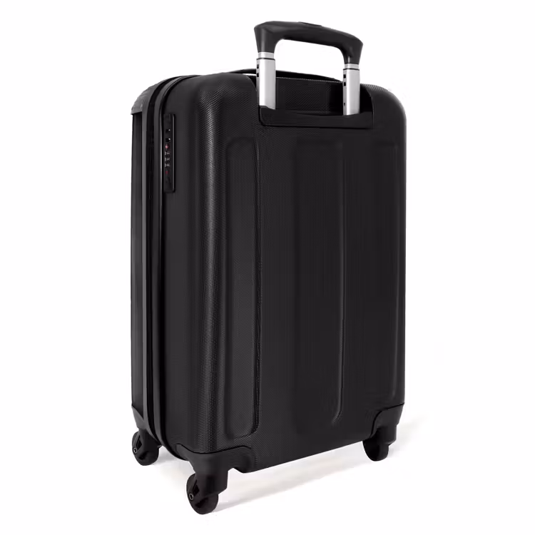Zwart paard in galop NBS - Handbagage koffer - Kinderen Unisex middel -achterkant