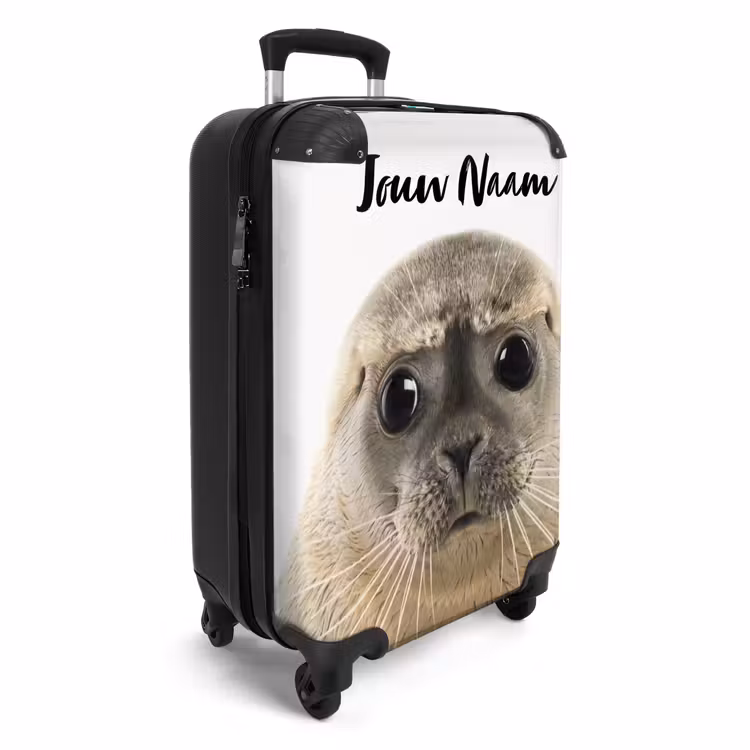 Zyon Zeehond NBS - Handbagage koffer - Kinderen Unisex middel -productfoto_3d
