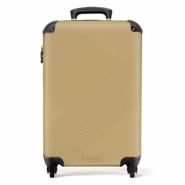 Minimal - Kruisende lijnen op NBS - Handbagage koffer - Unisex middel -productfoto_recht