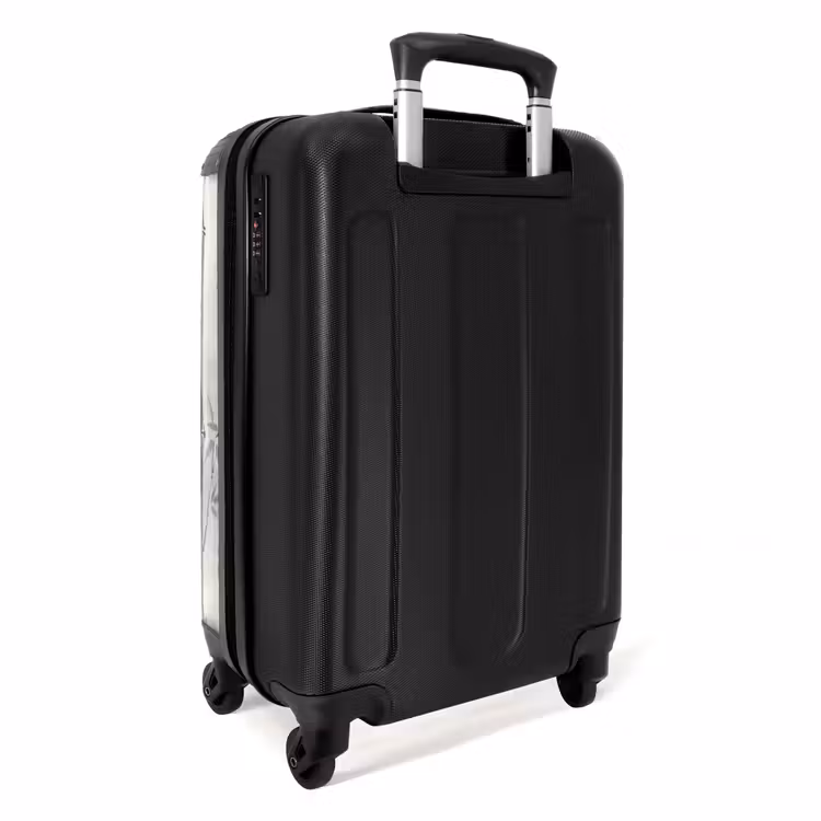Koffer - Minimalistisch - Bamboe - Groen - Minimalistisch - Bamboe - Groen NBS - Handbagage koffer - Volwassenen Unisex middel