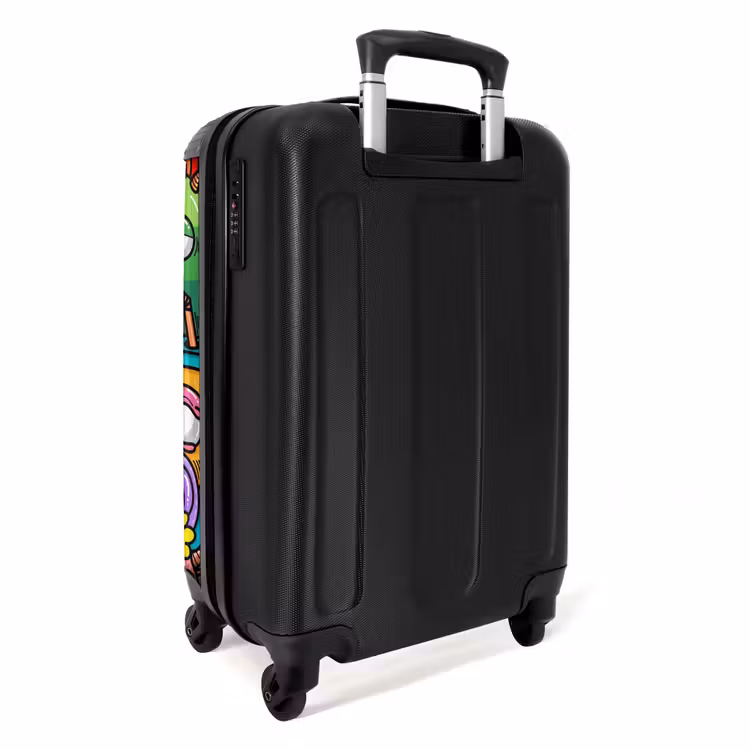 Monster met 1 Oog NBS - Handbagage koffer - Unisex middel -achterkant