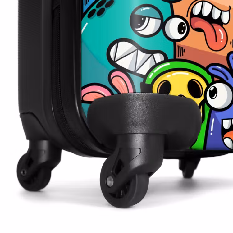 Monster met 1 Oog NBS - Handbagage koffer - Unisex middel -wiel