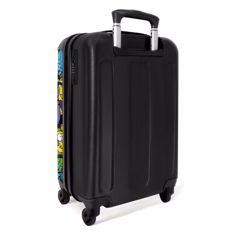 Monsters met Felle Kleuren NBS - Handbagage koffer - Unisex middel -achterkant