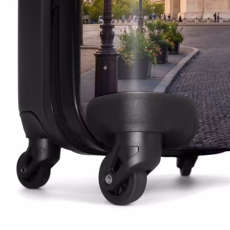 Koffer - Monument - Parijs - Zonsondergang - Architectuur - Goud - Monument - Parijs - Zonsondergang - Architectuur - Goud NBS - Handbagage koffer - Volwassenen Unisex middel