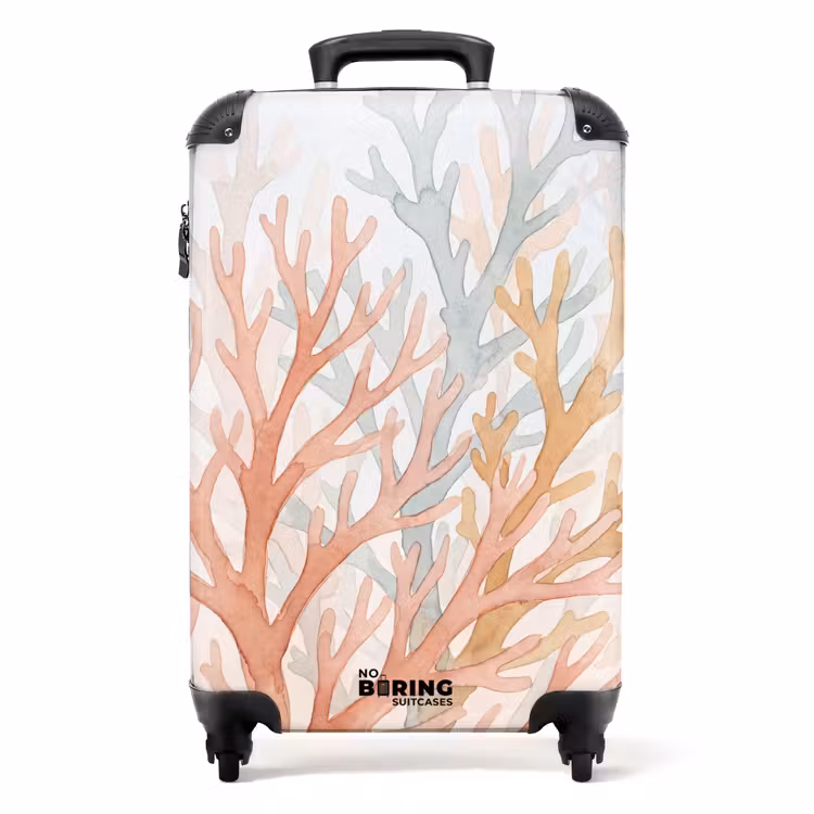 Koffer - Natuur - Abstract - Aquarel - Organisch - Warm — 1