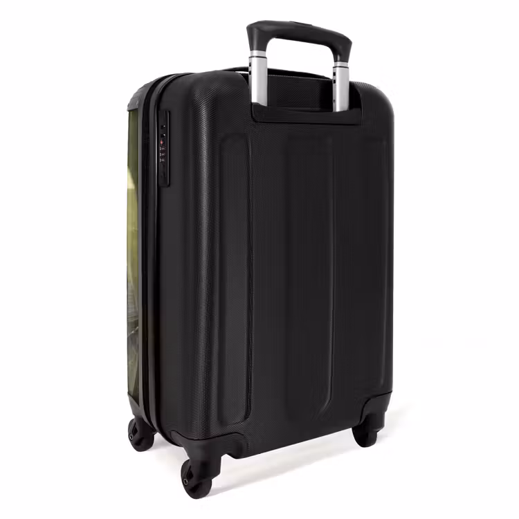 Koffer - Natuur - Bladeren - Groen - Tropisch - Detail - Natuur - Bladeren - Groen - Tropisch - Detail NBS - Handbagage koffer - Volwassenen Unisex middel
