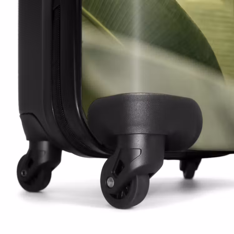 Koffer - Natuur - Bladeren - Groen - Tropisch - Detail - Natuur - Bladeren - Groen - Tropisch - Detail NBS - Handbagage koffer - Volwassenen Unisex middel
