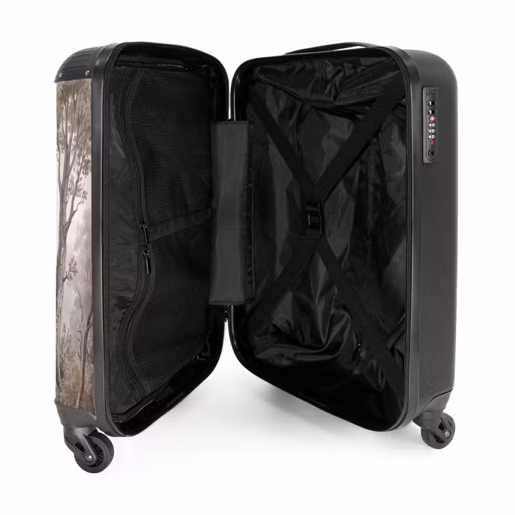 Koffer - Natuur - Bos - Eik - Natuur - Bos - Eik NBS - Handbagage koffer - Volwassenen Unisex middel