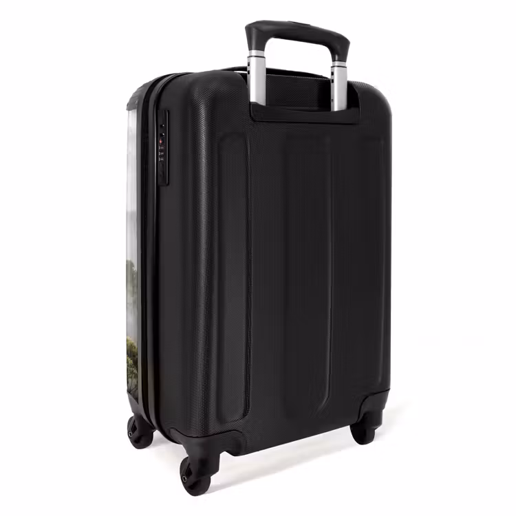 Koffer - Natuur - Mist - Bos - Ochtend - Goud - Natuur - Mist - Bos - Ochtend - Goud NBS - Handbagage koffer - Volwassenen Unisex middel