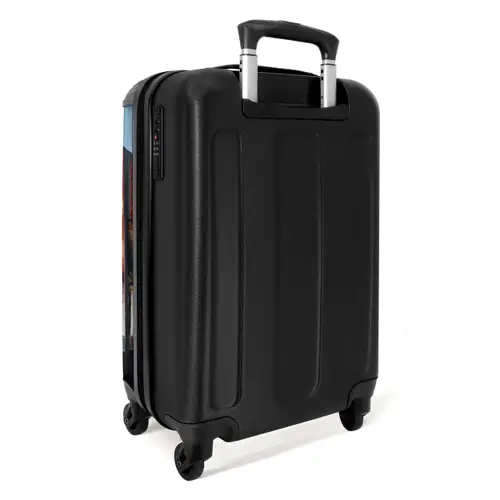 Olieverf - Architectuur - Amsterdam - Stad NBS - Handbagage koffer - Unisex middel -achterkant