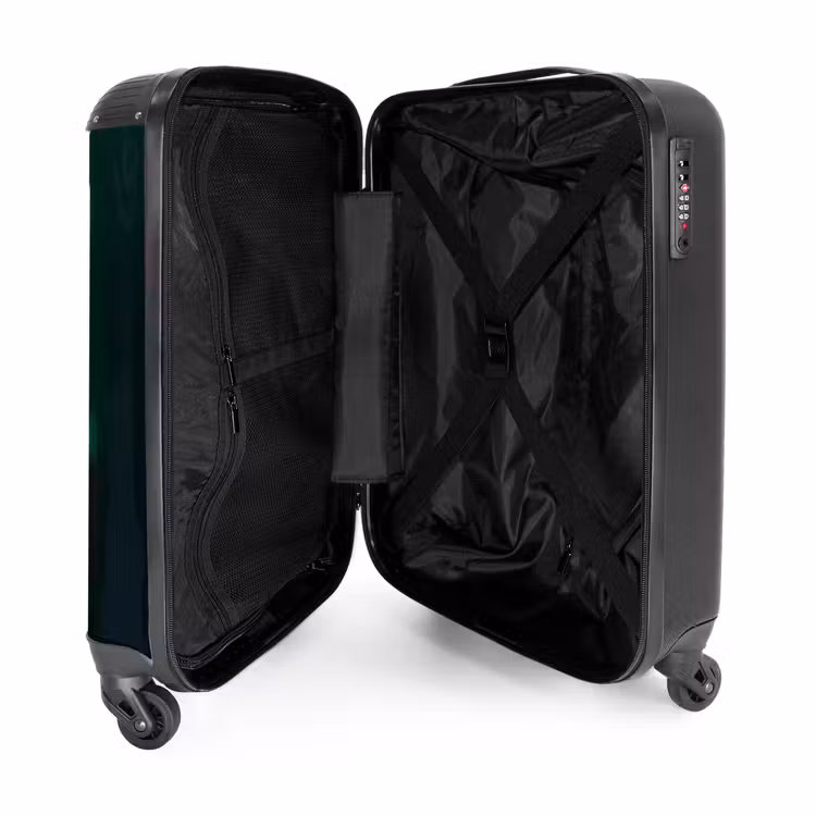 Oplichtende omhaal NBS - Handbagage koffer - Unisex middel -binnenkant