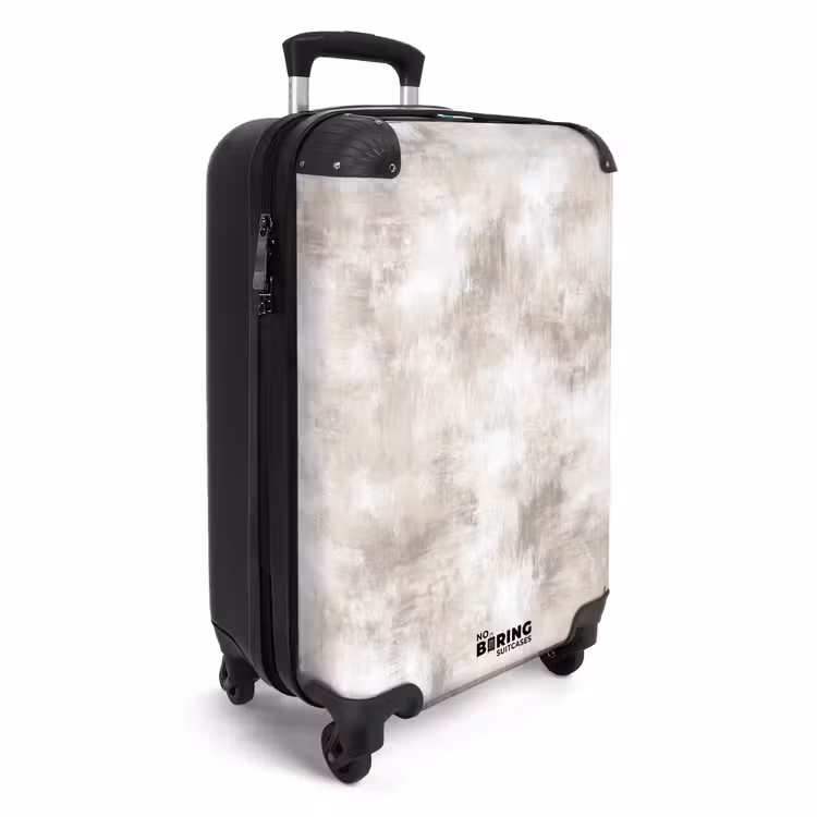 Organisch - Patroon - Gemêleerd NBS - Handbagage koffer - Volwassenen Unisex middel -productfoto_3d