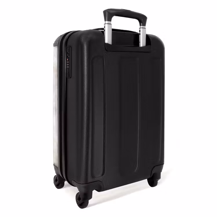 Organisch - Patroon - Gemêleerd NBS - Handbagage koffer - Volwassenen Unisex middel -achterkant