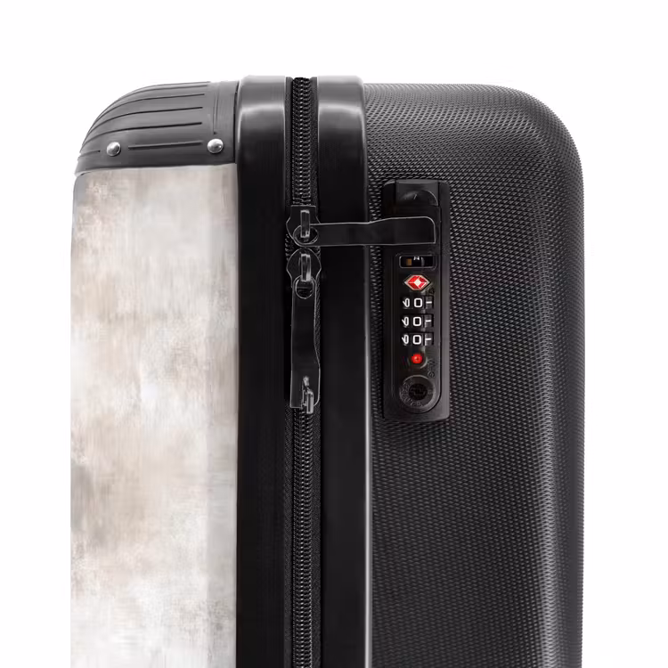 Organisch - Patroon - Gemêleerd NBS - Handbagage koffer - Volwassenen Unisex middel -slot
