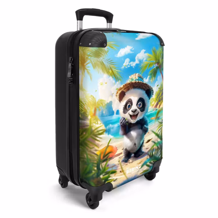 Pablo panda NBS - Handbagage koffer - Unisex middel -productfoto_3d