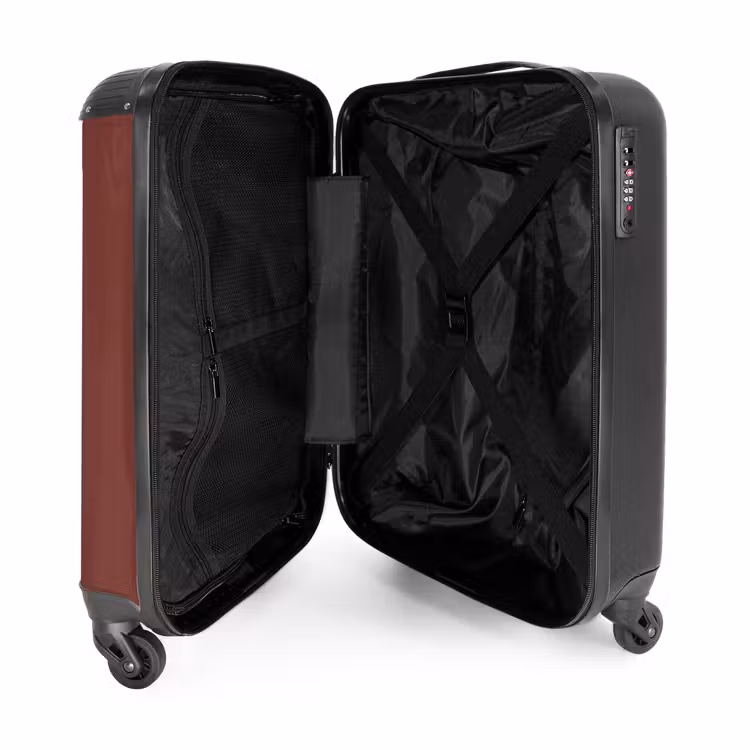 6 NBS - Handbagage koffer - Unisex middel -binnenkant
