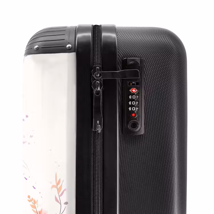 Parelachtige Pony Koffer - NBS - Handbagage middel -slot