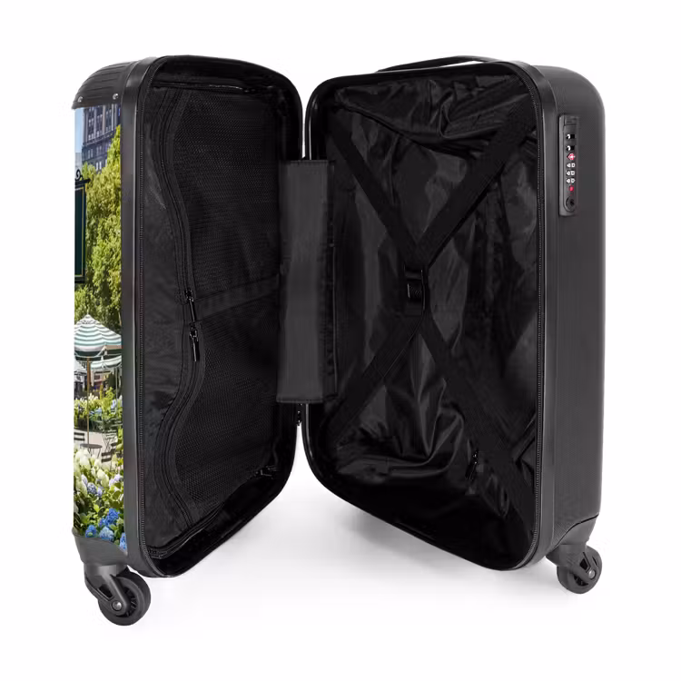 Koffer - Park - Fontein - Stad - Natuur - Park - Fontein - Stad - Natuur NBS - Handbagage koffer - Volwassenen Unisex middel