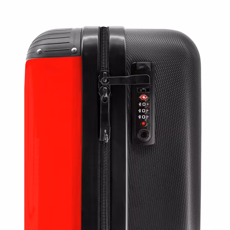 Koffer - Patat - Rood - Skateboard - Patat - Rood - Skateboard NBS - Handbagage koffer - Volwassenen Unisex middel