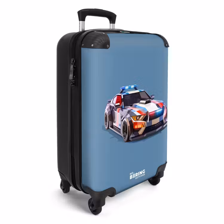 Pijlsnelle politieauto NBS - Handbagage koffer - Unisex middel -productfoto_3d