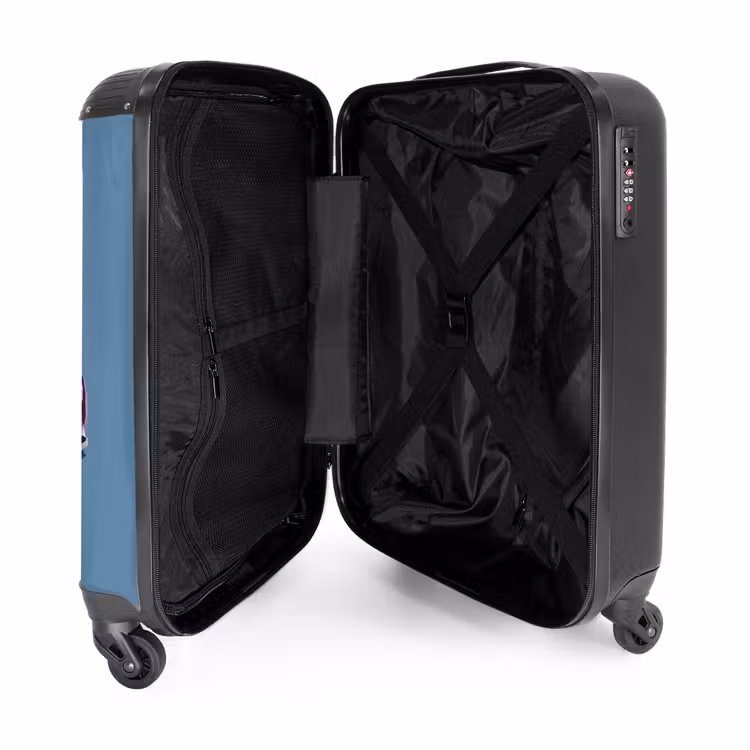 Pijlsnelle politieauto NBS - Handbagage koffer - Unisex middel -binnenkant