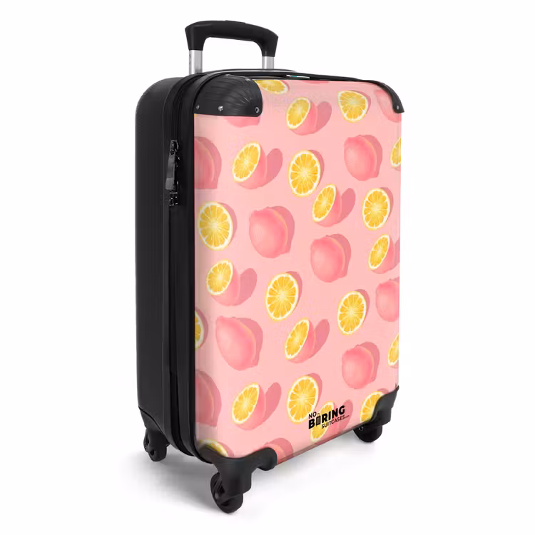 Pink limoncello NBS - Handbagage koffer - Unisex middel -productfoto_3d