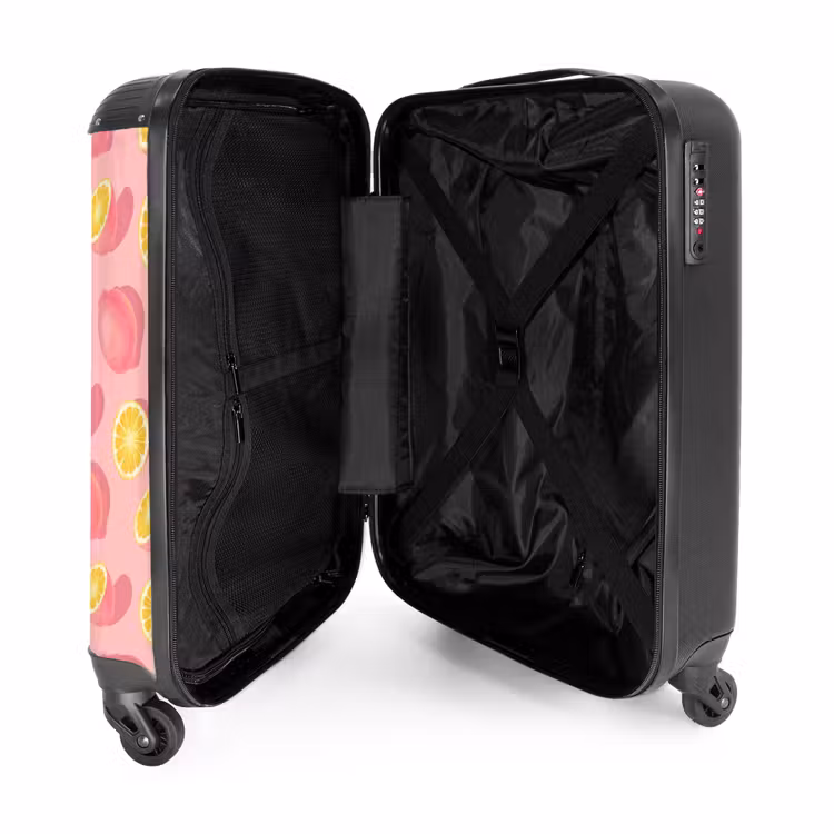 Pink limoncello NBS - Handbagage koffer - Unisex middel -binnenkant