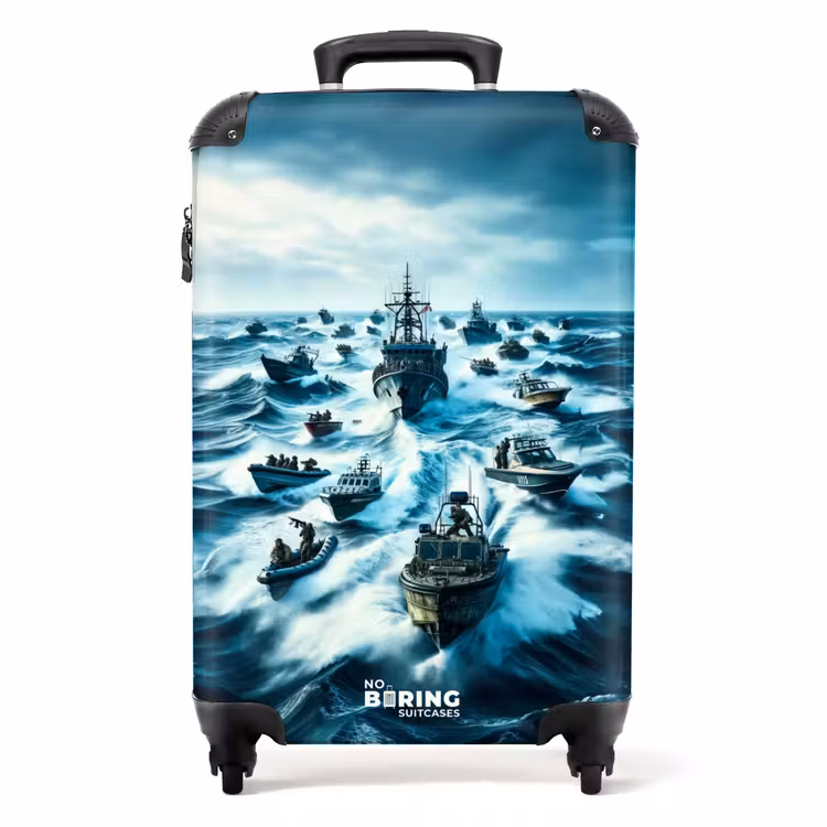 piraterij NBS - Handbagage koffer - Unisex middel -productfoto_recht