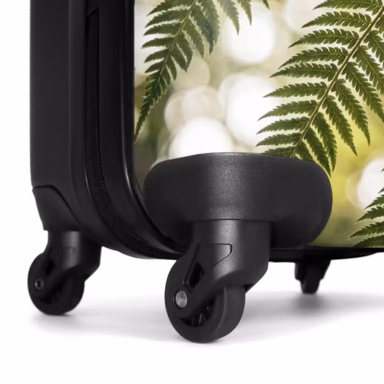 Koffer - Plant - Blad - Natuur - Groen - Detail - Plant - Blad - Natuur - Groen - Detail NBS - Handbagage koffer - Volwassenen Unisex middel