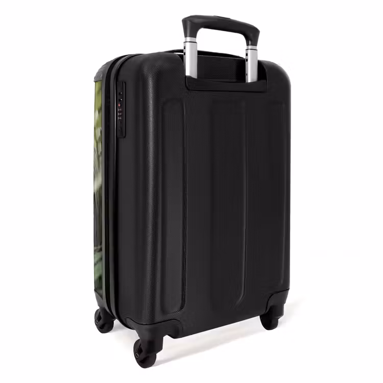 Koffer - Plant - Palmbladeren - Natuur - Groen - Plant - Palmbladeren - Natuur - Groen NBS - Handbagage koffer - Volwassenen Unisex middel