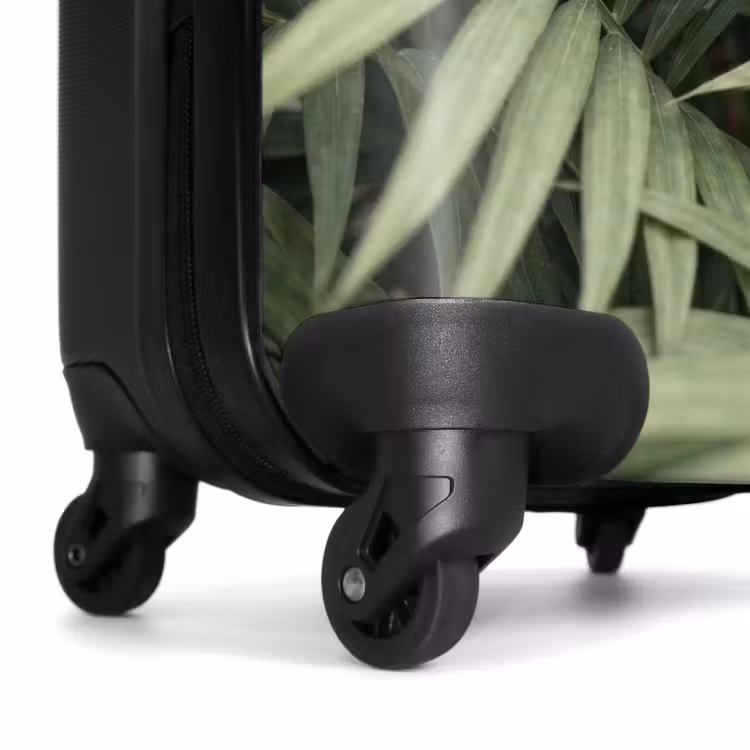 Koffer - Plant - Palmbladeren - Natuur - Groen - Plant - Palmbladeren - Natuur - Groen NBS - Handbagage koffer - Volwassenen Unisex middel
