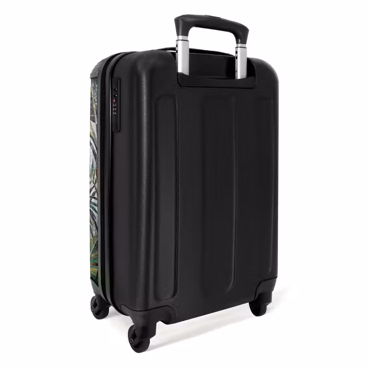 Koffer - Planten - Tropisch - Mozaïek - Groen - Natuur - Planten - Tropisch - Mozaïek - Groen - Natuur NBS - Handbagage koffer - Volwassenen Unisex middel