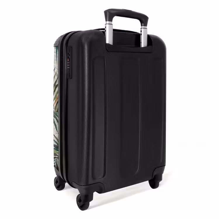 Koffer - Planten - Tropisch - Mozaïek - Natuur - Groen - Planten - Tropisch - Mozaïek - Natuur - Groen NBS - Handbagage koffer - Volwassenen Unisex middel