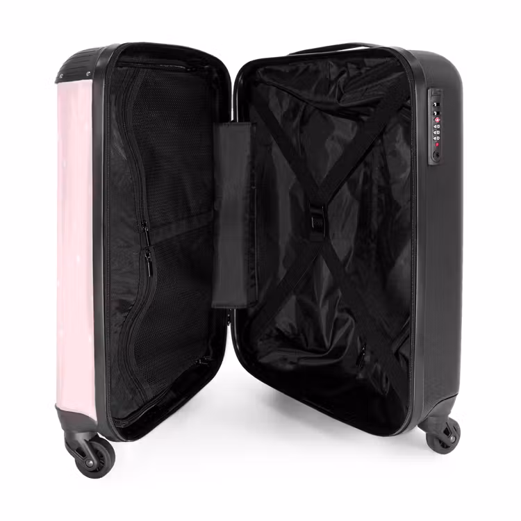 Prinsesje roze NBS - Handbagage koffer - Unisex middel -binnenkant