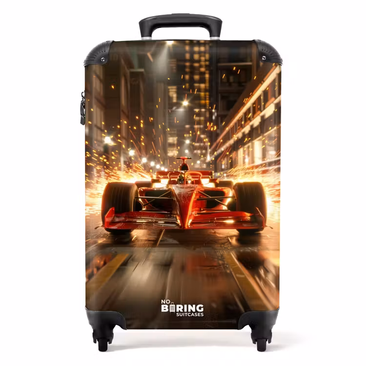 Rapid red NBS - Handbagage koffer - Unisex middel -productfoto_recht