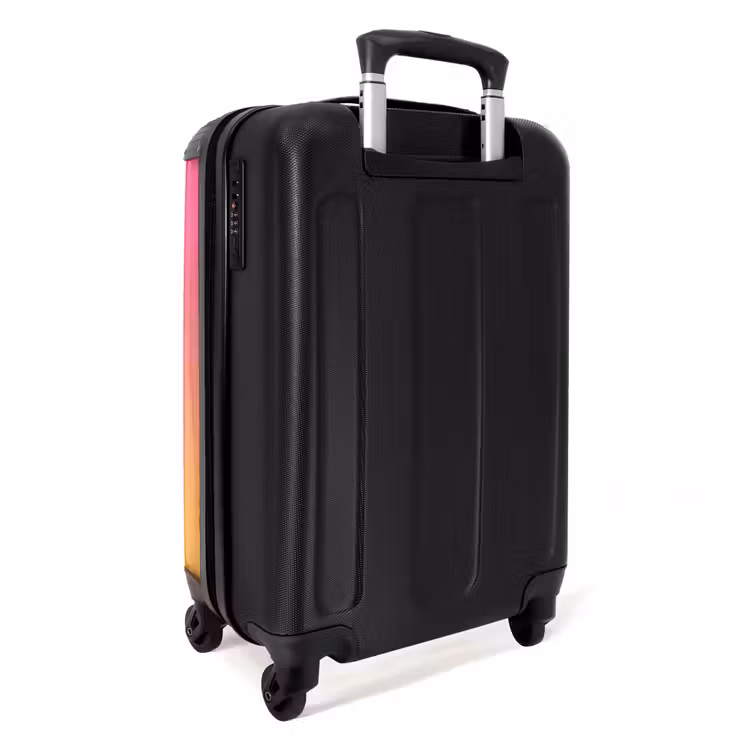 Regenboograkkertje NBS - Handbagage koffer - Unisex middel -achterkant