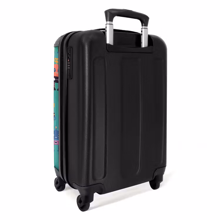 Robo rave NBS - Handbagage koffer - Unisex middel -achterkant