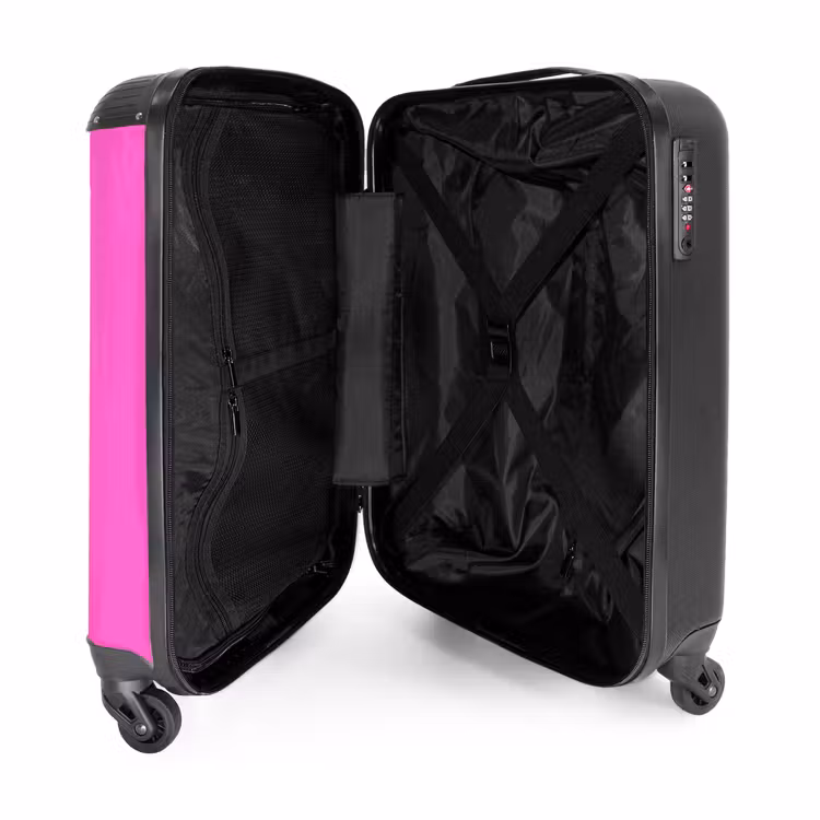 Koffer - Roze - Peper - taco - Roze - Peper - taco NBS - Handbagage koffer - Volwassenen Unisex middel