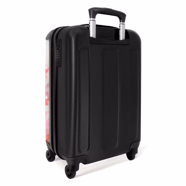 Roze Renner NBS - Handbagage koffer - Unisex middel -achterkant